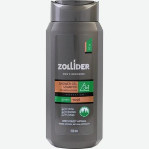 Шампунь для волос Zollider Green Wood 3в1 250мл