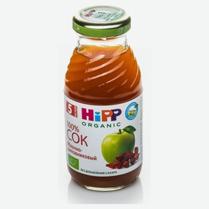 Сок HiPP Яблочный мягкий с 4 месяцев, 200 мл