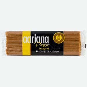Макаронные изделия Adriana Pasta Spaghetti цельнозерновые, 500 г
