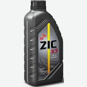 Моторное масло ZIC X7, 5W-40, 1л, синтетическое [132662]