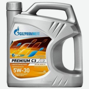 Моторное масло GAZPROMNEFT Premium, 5W-30, 4л, синтетическое [253142230]