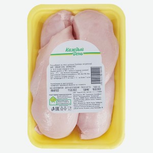 Филе из мяса цыпленка-бройлера «Каждый день» охлажденное,, цена за 1 кг