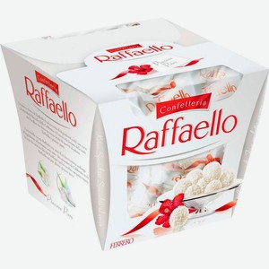 Конфеты Raffaello с цельным миндальным орехом в кокосовой обсыпке 150г