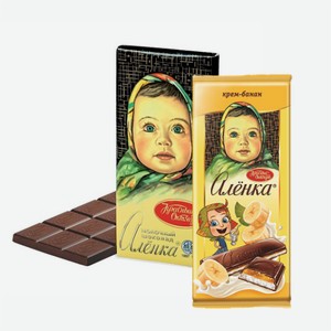 Шоколад АЛЕНКА Классический/Крем-банан 87-100г