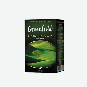 Чай GREENFIELD Зеленый Флаинг Драгон 100г к/уп