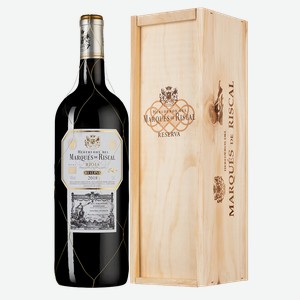 Вино Marques de Riscal Reserva в подарочной упаковке, 1.5 л., 1.5 л.