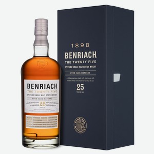 Виски Benriach 25 years old в подарочной упаковке 0.7 л.