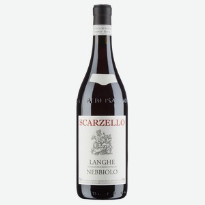 Вино Langhe Nebbiolo, Scarzello, 0.75 л.