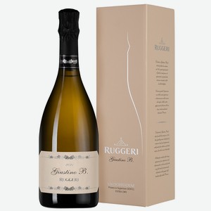 Игристое вино Prosecco Superiore Valdobbiadene Giustino B. в подарочной упаковке, Ruggeri, 0.75 л.