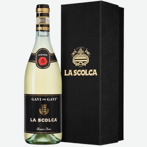 Вино Gavi dei Gavi (Etichetta Nera) в подарочной упаковке, La Scolca, 0.75 л.