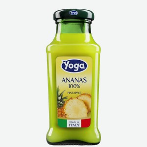 Сок ананасовый Yoga (24 шт.), 0.2 л.