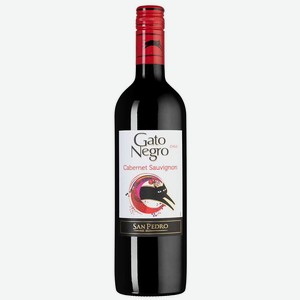 Вино Gato Negro Cabernet Sauvignon, Vina San Pedro, 0.75 л.