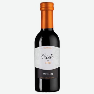 Вино Merlot, Cielo, 0.187 л., 0.187 л.