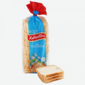 Хлеб Хлебный Дом Тостовый в нарезке, 500 г
