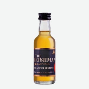 Виски The Irishman Founder s Reserve, 0.05 л., 0.05 л.