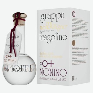 Граппа Cru Monovitigno Fragolino в подарочной упаковке, Nonino, 0.5 л., 0.5 л.