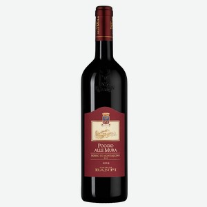 Вино Rosso di Montalcino Poggio alle Mura, Banfi, 0.75 л.