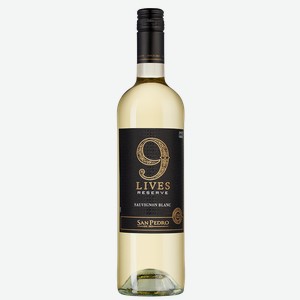 Вино 9 Lives Fierce Sauvignon Blanc Reserve , Vina San Pedro, 0.75 л.
