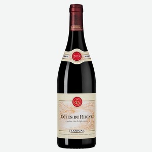 Вино Cotes du Rhone Rouge, Guigal, 0.75 л.