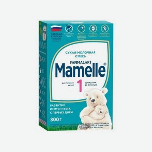 Смесь Mamelle 1 сухая молочная адаптированная начальная 0-6 мес. 300 г
