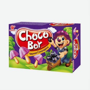 Печенье Choco Boy Черная смородина 45гр Орион