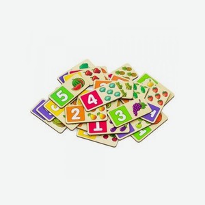 Домино Alatoys Фрукты-овощи, 25 карточек