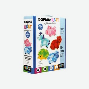Пазл Origami Baby Games Форма и цвет. Лошадка и друзья, 21 элемент