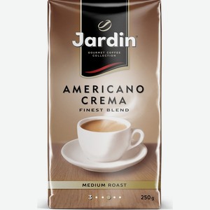 Кофе Jardin Americano Crema натуральный жареный молотый, 250г Россия