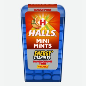 Леденцы Halls Mini Mints манго-апельсин 12 г