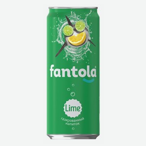 Газированный напиток Fantola Lime сильногазированный 0,33 л