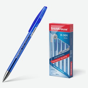 Ручка гелевая ErichKrause R-301 Original Gel Stick 0,5 мм синяя