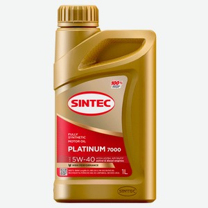 Моторное масло Sintec 5W-40 Синтетическое, 1 л