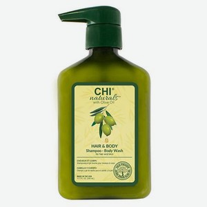 Шампунь для волос и тела Olive Naturals Hair and Body Shampoo Body Wash
