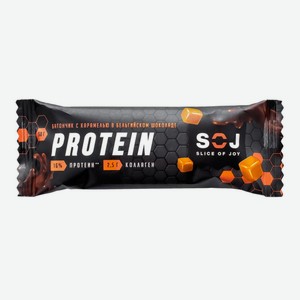 Батончик протеиновый Protein SOJ соленая карамель 50гр