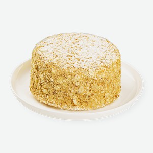 Торт слоеный Наполеон постный кокосовый крем малина СП ТАБРИС кор