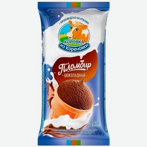 БЗМЖ Мороженое Коровка из Кореновки пломбир 15% шоколадный 100г вф/ст
