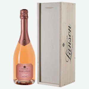 Шампанское Noble Cuvee de Lanson Brut Rose в подарочной упаковке 0.75 л.
