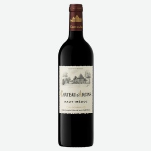Вино Chateau D Arcins Haut-Medoc AOP красное сухое, 0.75л Франция