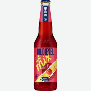 Пивной напиток Doctor Diesel Hot Mix вишня персик, 0.45л Россия