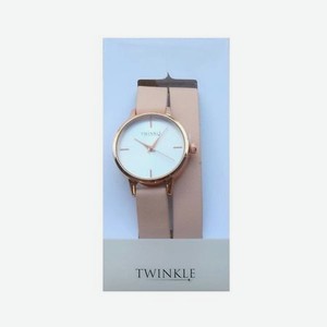 Наручные часы с японским механизмом, модель:  Pink Double Belt  марки TWINKLE