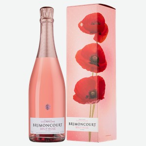 Шампанское Brut Rose в подарочной упаковке, Brimoncourt, 0.75 л.
