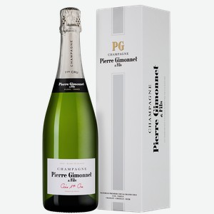 Шампанское Cuis 1-er Cru Blanc de Blancs Brut в подарочной упаковке, Pierre Gimonnet & Fils, 0.75 л.