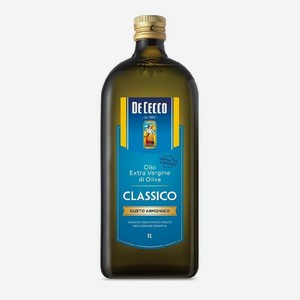 Масло оливковое нерафинированное De Cecco Классик 1000мл