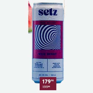 Напиток Setz Wild Berry Hard Zeltzer 5% 0.33 Л Италия