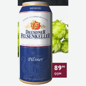 Пиво D. Felsenkeller Pils Светлое 4.9% 0.5 Л Германия