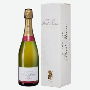 Шампанское Grand Rose Brut Grand Cru Bouzy в подарочной упаковке, Paul Bara, 0.75 л.