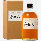 Виски Эйгашима Шузо Акаши, купажированный, в подарочной упаковке, 0.5 л., Япония