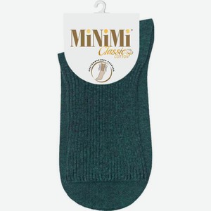 Носки женские MiNiMi Classic Cotone цвет: зелёный меланж, 35-38 р-р