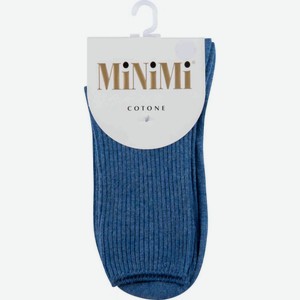 Носки женские MiNiMi Cotone 1203 меланж цвет: blu/синий, 35-38 р-р