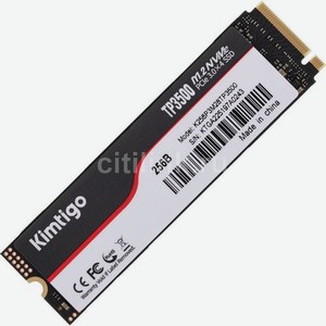 SSD накопитель KIMTIGO TP-3500 K256P3M28TP3500 256ГБ, M.2 2280, PCI-E 3.0 x4, NVMe, M.2